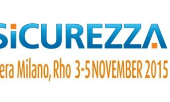 Banner di presentazione della fiera internazionale Sicurezza 2015.